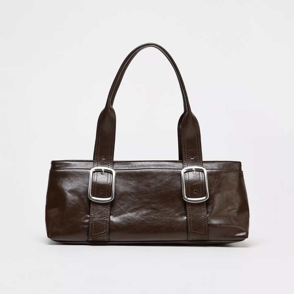 Zara Elongated Nuckle Shoulder Bag